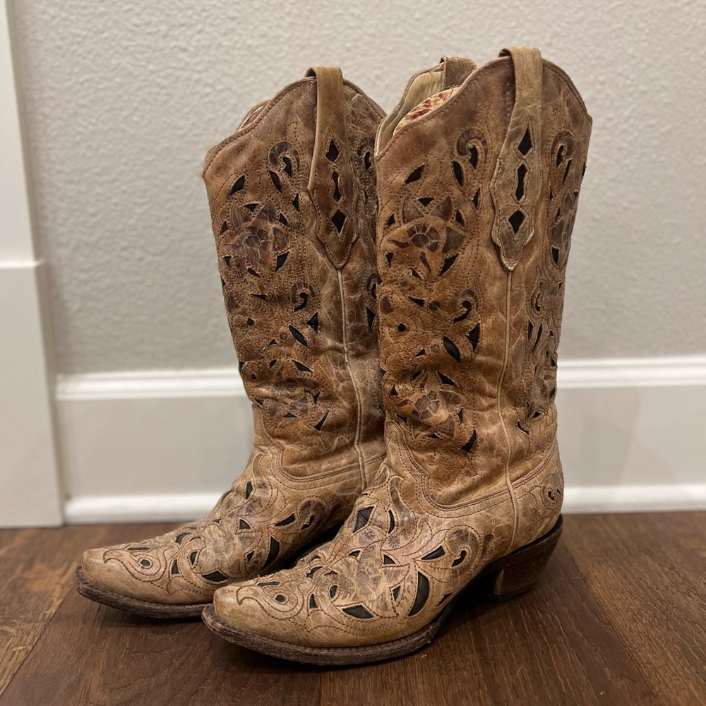 Brown Western Cowboy Boots - Corral